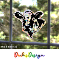 Cow and Highland Cow Rainbow Suncatchers