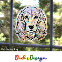 Cocker Spaniel Rainbow Suncatcher