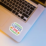 Coffee Quotes Vinyl Stickers