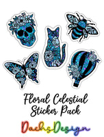 Floral Celestial Stickers