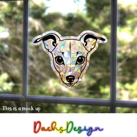 Greyhound Rainbow Suncatcher