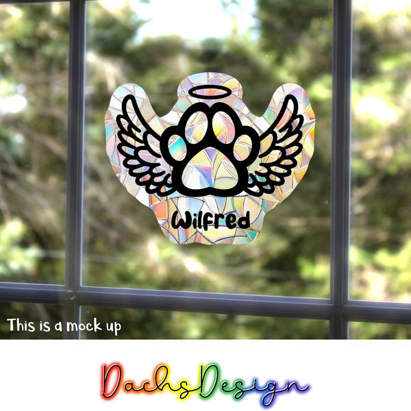 Pet Memorial Rainbow Suncatcher