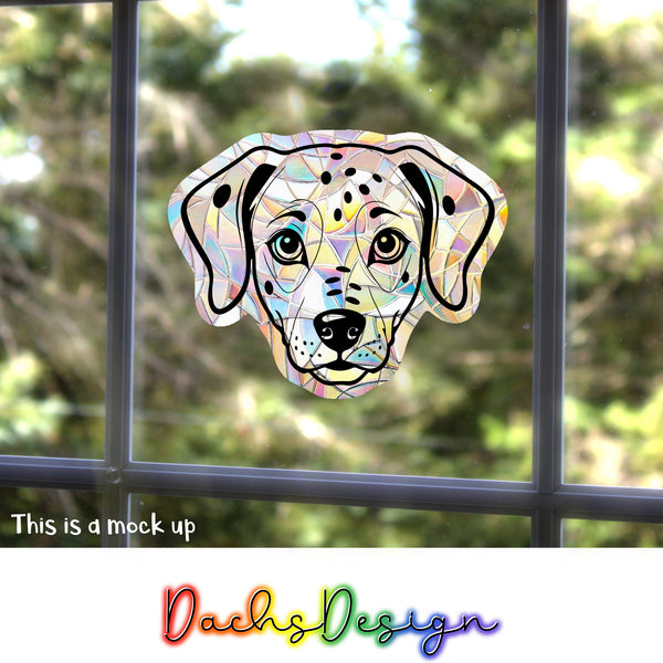 Dalmatian Rainbow Suncatcher