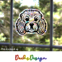 Cockerpoo Rainbow Suncatcher