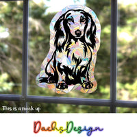 Dachshund Rainbow Suncatchers