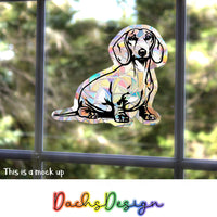 Dachshund Rainbow Suncatchers