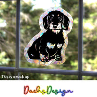 Dachshund Rainbow Suncatchers