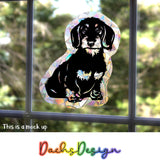 Dachshund Rainbow Suncatchers