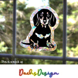 Dachshund Rainbow Suncatchers