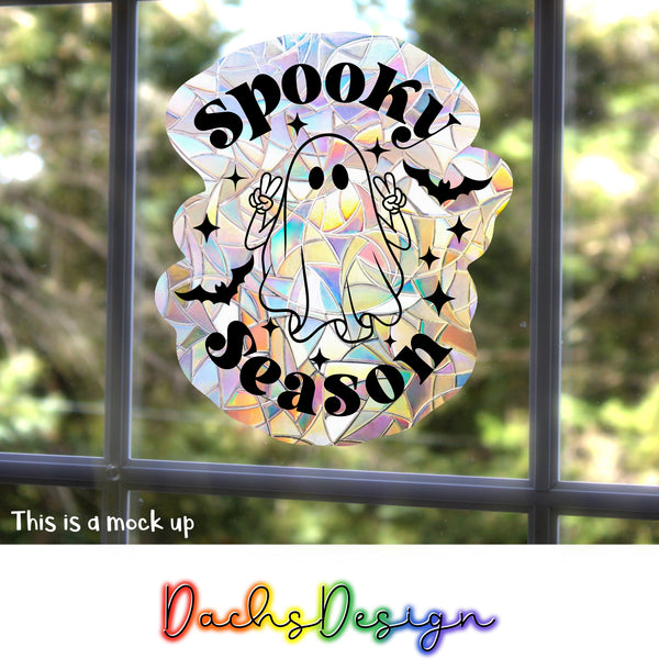 Spooky Season Rainbow Suncatcher