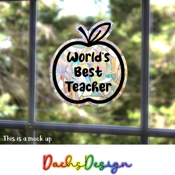 Teacher Gift Rainbow Suncatchers