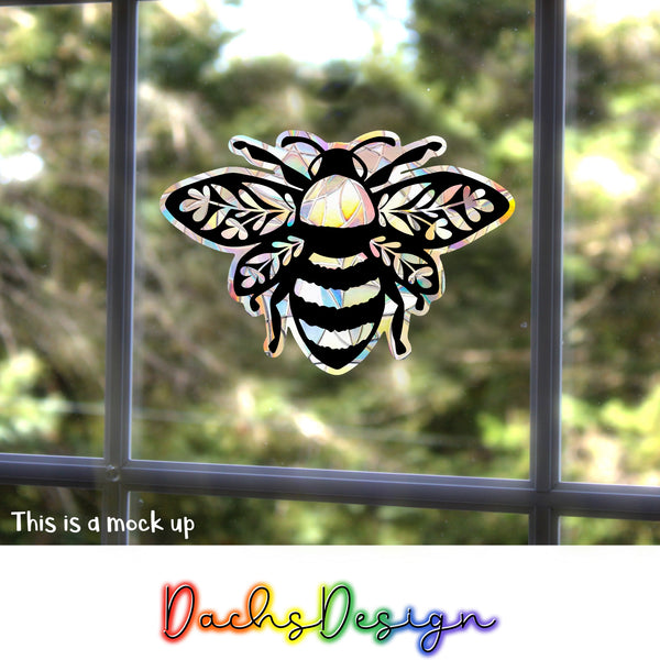 Floral Bee Suncatcher