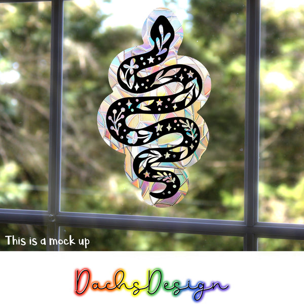 Floral Snake Suncatcher