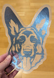 German Shepherd Rainbow Suncatcher