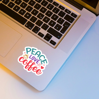 Coffee Quotes Vinyl Stickers