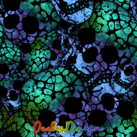 Spooky Skulls - NON-EXCLUSIVE Seamless Pattern