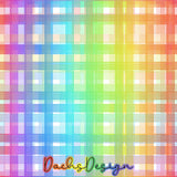 Rainbow Gingham on white - NON-EXCLUSIVE Seamless Pattern