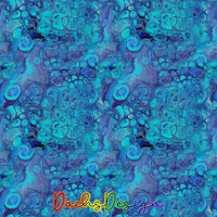 Blue Acrylic Paint Pour - NON-EXCLUSIVE Seamless Pattern