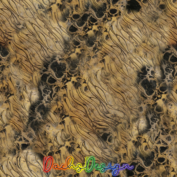 Gold and Black Acrylic Paint Pour - NON-EXCLUSIVE Seamless Pattern