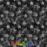 Monochrome Leopard Print Stars - NON-EXCLUSIVE Seamless Pattern