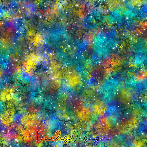 Muted Rainbow Galaxy - NON-EXCLUSIVE Seamless Pattern