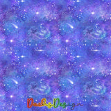 Purple Galactic Galaxy - NON-EXCLUSIVE Seamless Pattern