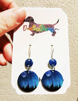 Northern Lights Dangly Earrings