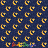 Moon and Stars - NON-EXCLUSIVE Seamless Pattern