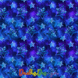 Leopard Print Stars on purple - NON-EXCLUSIVE Seamless Pattern