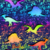 Rainbow Dinosaurs - NON-EXCLUSIVE Seamless Pattern