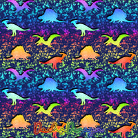 Rainbow Dinosaurs - NON-EXCLUSIVE Seamless Pattern