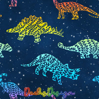 Rainbow Floral Dinosaurs - NON-EXCLUSIVE Seamless Pattern