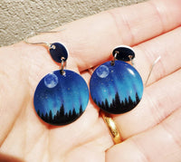 Northern Lights Dangly Earrings