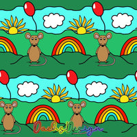 Rainbows and Mouse - NON-EXCLUSIVE Seamless Pattern