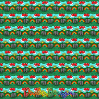 Rainbows and Elephants - NON-EXCLUSIVE Seamless Pattern