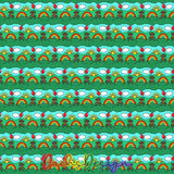 Rainbows and Monkeys - NON-EXCLUSIVE Seamless Pattern