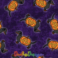 Dachshund Halloweenie - NON-EXCLUSIVE Seamless Pattern