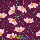 Floral on Plum - NON-EXCLUSIVE Seamless Pattern