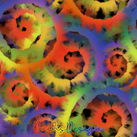 Tie Dye Dark Rainbow - NON-EXCLUSIVE Seamless Pattern