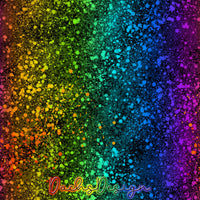 Skulls on Rainbow and background - NON-EXCLUSIVE Seamless Pattern