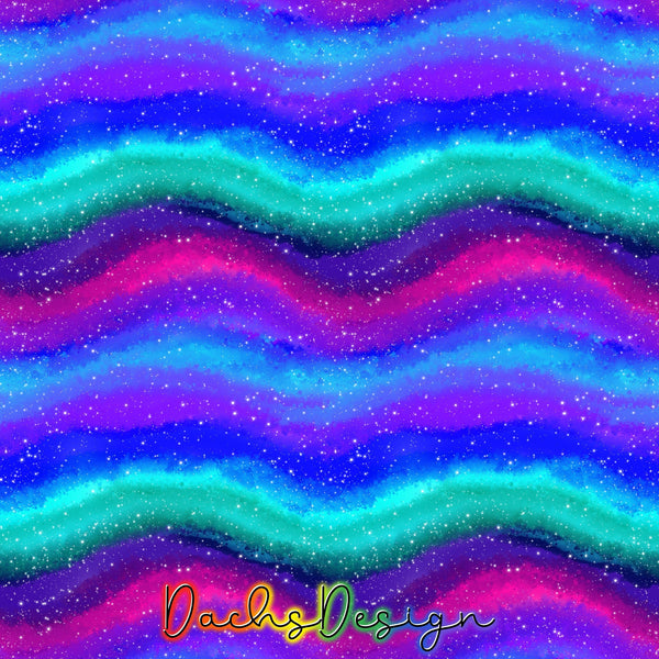 Northern Lights Galaxy - NON-EXCLUSIVE Seamless Pattern