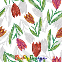 Painted Tulips - NON-EXCLUSIVE Seamless Pattern