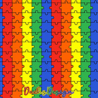 Rainbow Jigsaw Bundle - NON-EXCLUSIVE Seamless Pattern