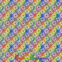 Rainbow Flowers - NON-EXCLUSIVE Seamless Pattern