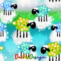 Spring Sheep - NON-EXCLUSIVE Seamless Pattern