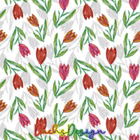 Painted Tulips - NON-EXCLUSIVE Seamless Pattern