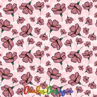 Cherry blossom on light pink - NON-EXCLUSIVE Seamless Pattern