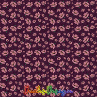 Cherry blossom on dark plum -  NON-EXCLUSIVE Seamless Pattern