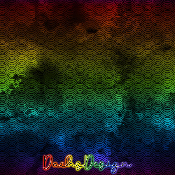 Dark Rainbow Splash - NON-EXCLUSIVE Seamless Pattern