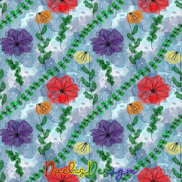 Watercolour Floral - NON-EXCLUSIVE Seamless Pattern